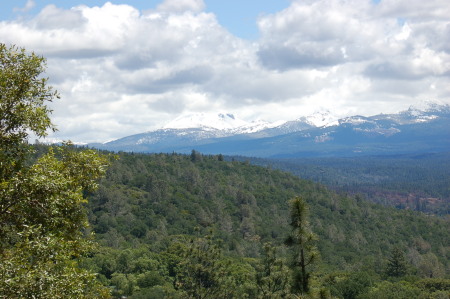 Spring view from our upper lake