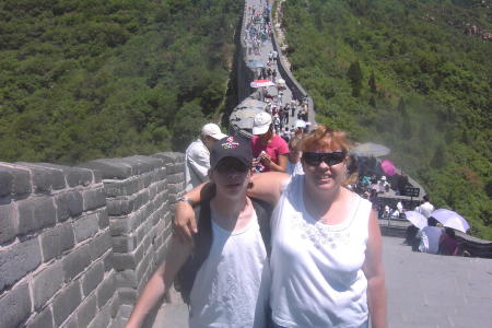 Me & Joseph on the Great Wall in China
