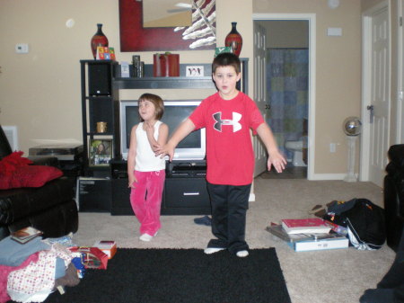 Grandchildren - Hannah and Isaiah