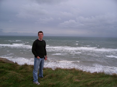 Mike at the North Sea