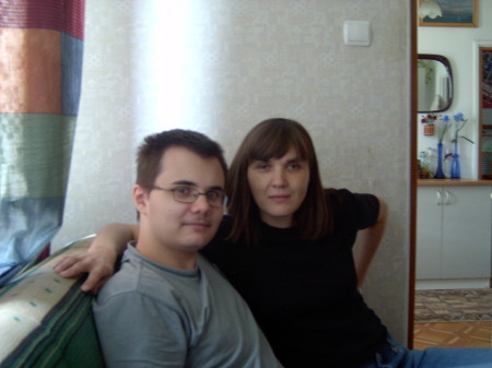 Eldest son with his mother, 2007