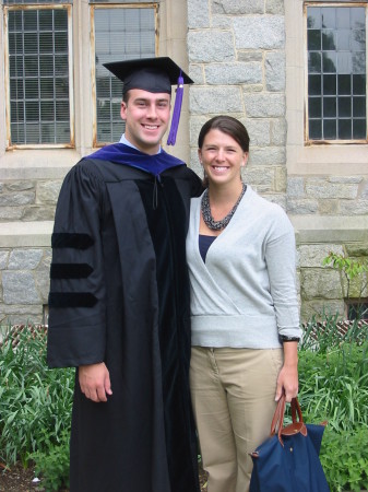 My boyfriend and me at his law school graduation