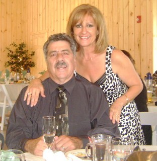 My husband and me, June 2010