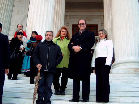 George & Farideh w/ friends from Armenia