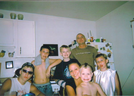 Me, Jim, Austin and my step sons
