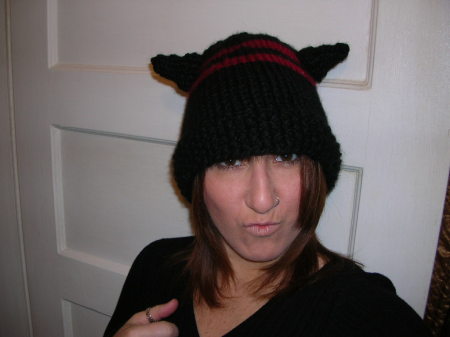 Jan 08- Janis' Devil Hat