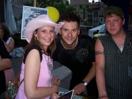 me and BRAD MATES of  EMERSON DRIVE 5/28/07