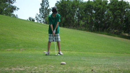 Andrew teeing it up