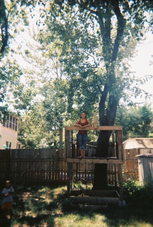 Me in my treehouse