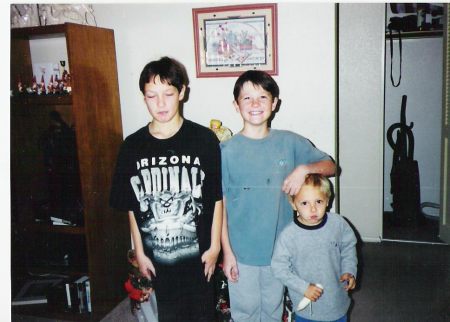 My three youngens; Parish, Taylor and Drake in 2000