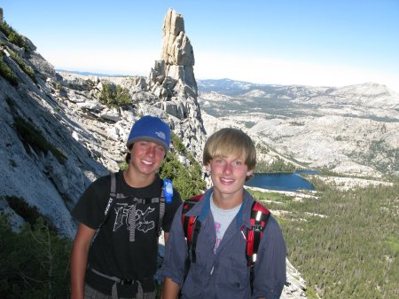 Sons Brandon and Jacob, Yosemite climbing 2009