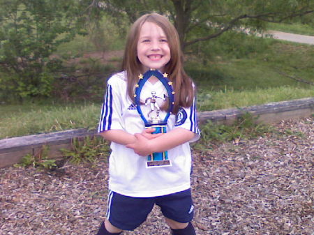 Lauren's 4th Soccer Trophy