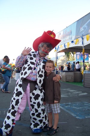 Cole & Ravioli at the fair