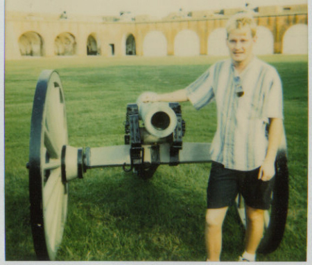 Me at Fort Pulaski in Savannah, Ga.