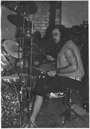 On stage, Small Fry, around 1974