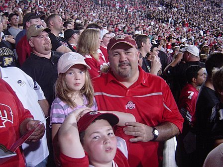 Kids's first OSU game