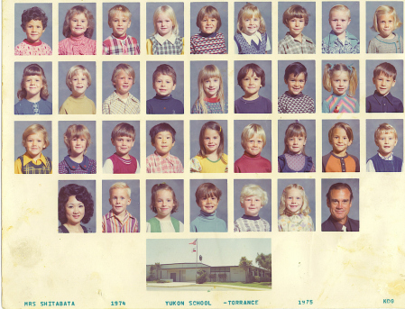 Kindergartin Class Yukon 1975