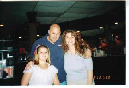 My husband Warren, step-daughter Niki and me