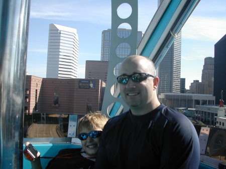 Houston Aquarium 2003 Keith and Dad