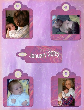 Cassis scrapbook page