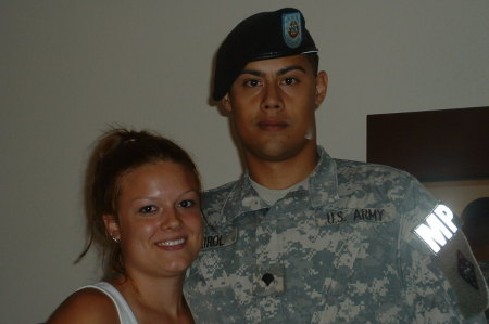 My Soldier and his baby sister