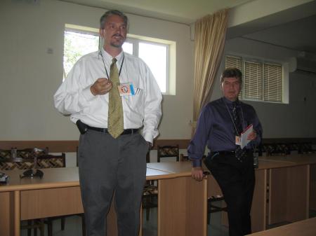 Speaking to 11 country delegation in Yerevan Armenia 2006