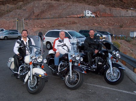 Me, Dad, and my Bro Ron at Hoover Dam