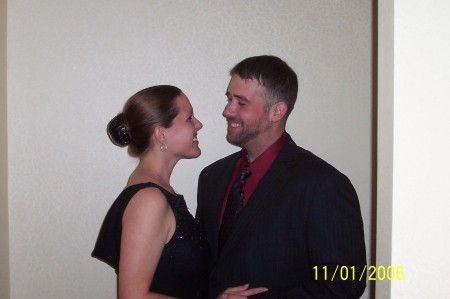 My daughter Leslie & her husband Travis.