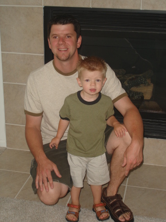 My husband & son, summer 2006