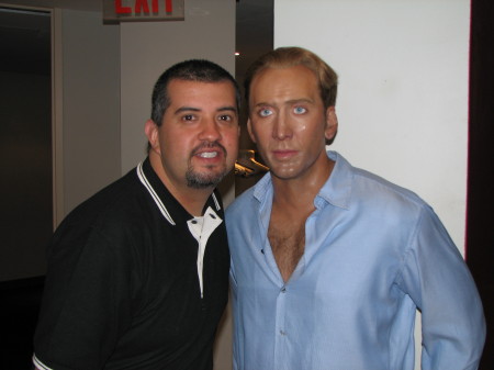 Me and Nicolas Cage (Wax in NY)