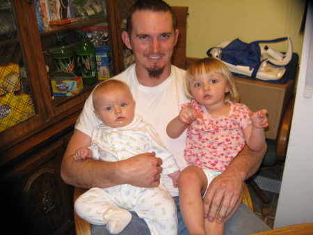 My Youngest son Mike and my Grand daughters
