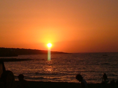 Sunset Crete vacation 2005