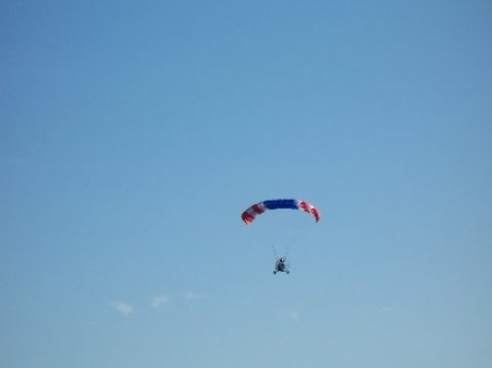 My ParaPlane landing 1