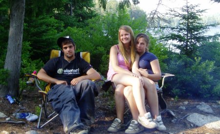 teens camping:)