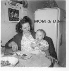 Darlene and Deb, 1st child in 1953