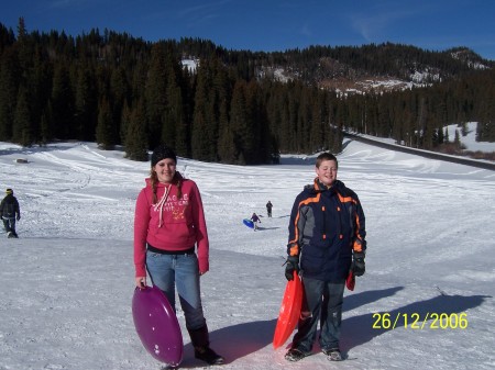 Sam and Kyle in Colorado