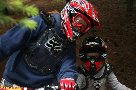 me and jaedin dirt biking