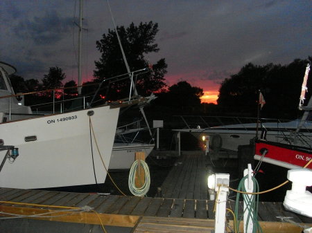 sunset at Macassa Bay