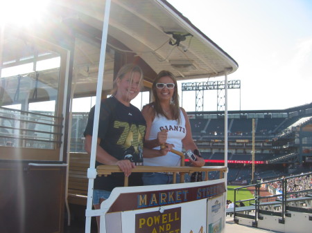 My girls at the ball park