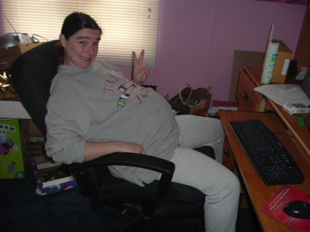 Me pregnant with Anthony