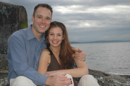 Maureen and I at Alki beach