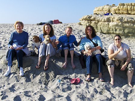 Family at Dog Beach