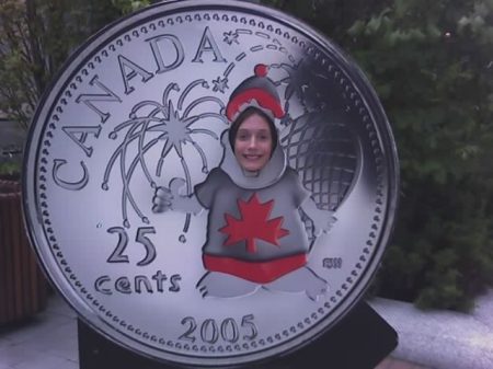 Jennifer at the Canadian Mint