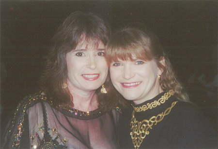 My friend Kathy and I after a perfomance