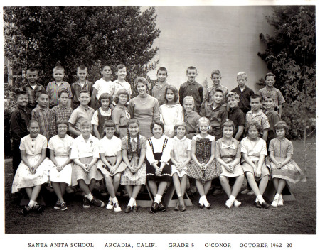 Miss O'Conner's 5th grade class, Santa Anita School