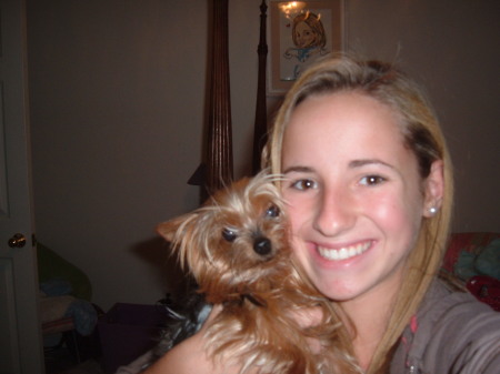 My 14 Yr. old daughter Kylie, with our dog, daisy...she such a sweetie