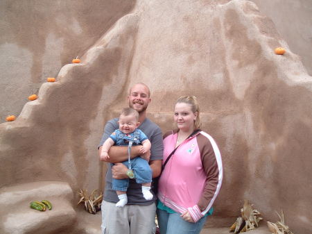 My husband Jack, my son Chapter and me in Old Town NM