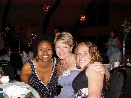Ronda, Boz, n Nicole at the banquet during our reunion