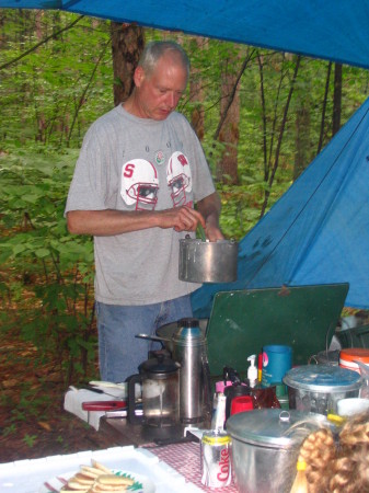 Cooking at camp 2006