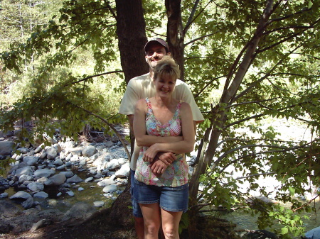 my husband, Tony & I, in Sedona, Az. Summer 2005